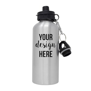 Custom Water Bottle - Personalized Aluminum Water Bottles - Custom Gifts - Logo Water Bottles - Sublimation Print - Customized Bottle