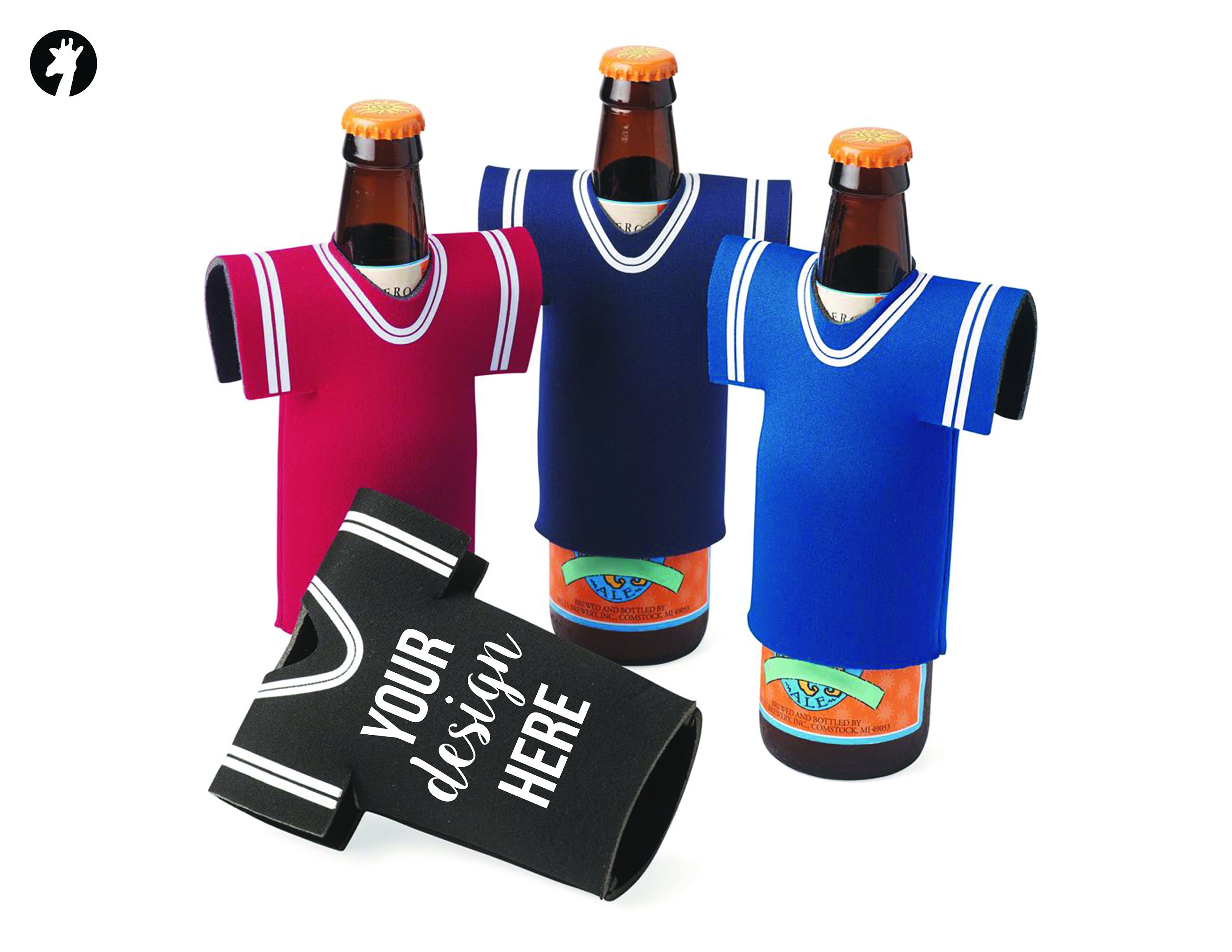 Custom Can Cooler Personalized Cup Sleeves with Photo Logo Bottles Beer  Holder for Wedding Birthday Party - Custom1