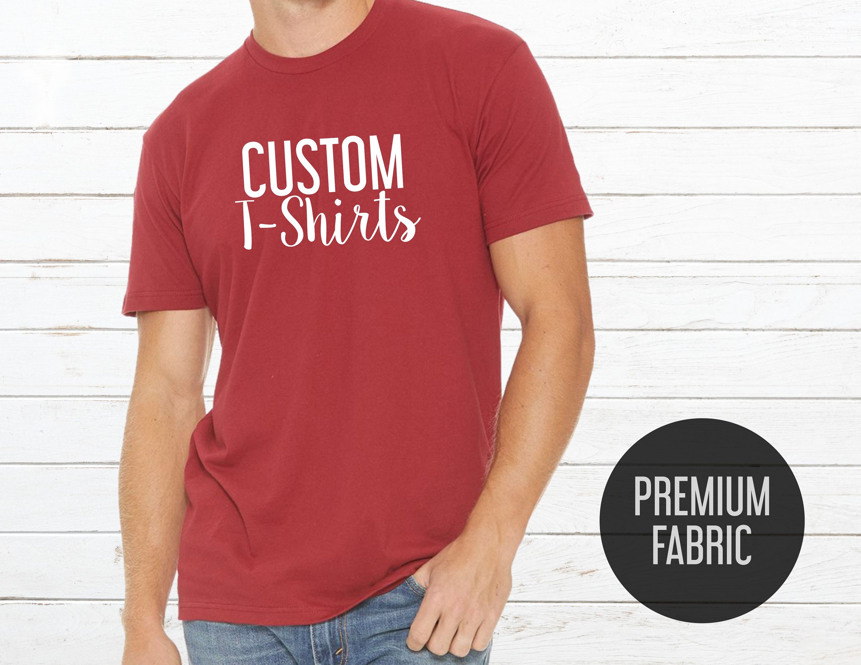 Custom t-shirt men and women