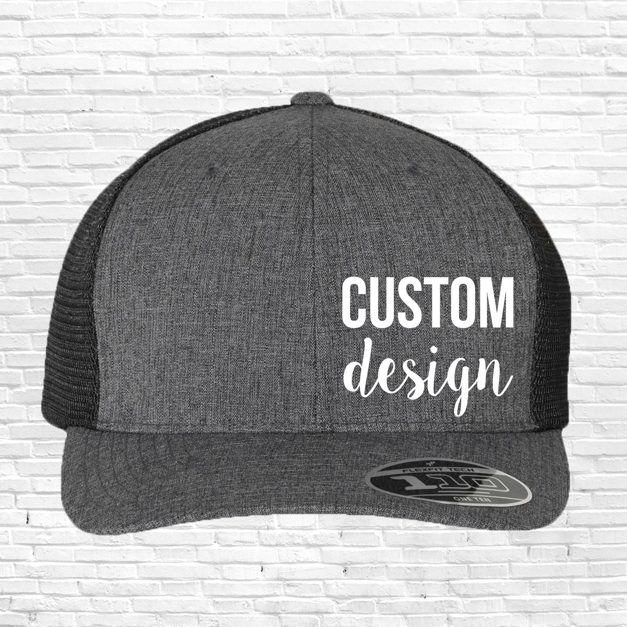 baseball flexfit trucker hat custom