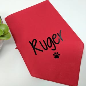 Custom Dog Bandanas Create Your Own Pet Accessories with Personalized Text and Graphics image 7