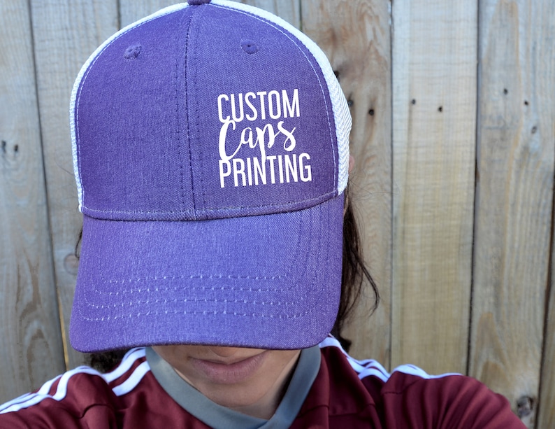 Custom Caps Custom Hats Printing Custom Baseball Cap Etsy