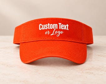 Custom visor - Custom visor Unisex - Custom caps - Custom hats - Custom hat printing - Visors - Visors for women - Heat Vinyl Print
