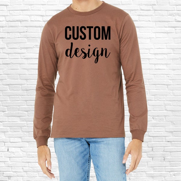 Long Sleeve Shirt - Personalized T-Shirts for Any Occasion with Text and Graphics