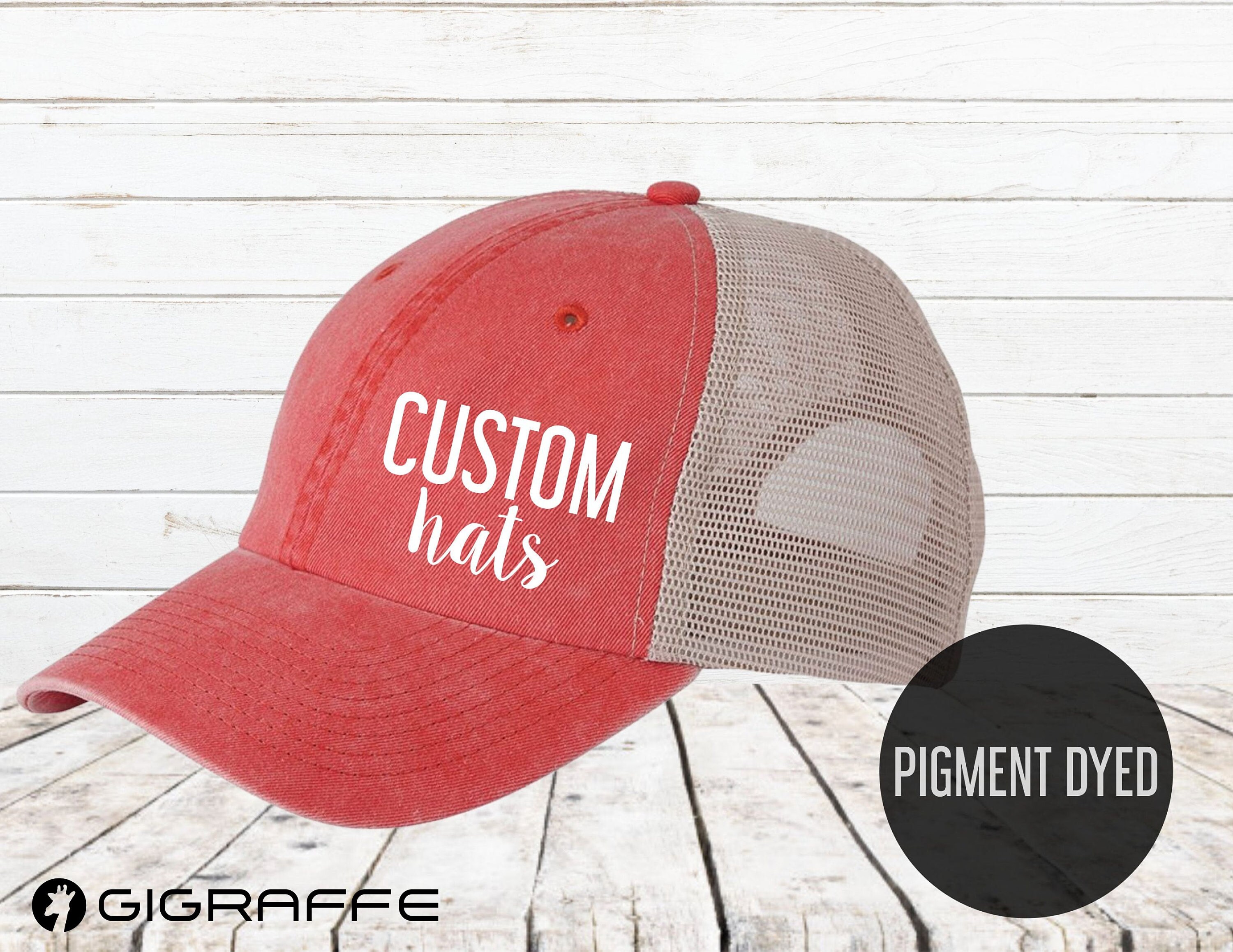 print your own trucker hat
