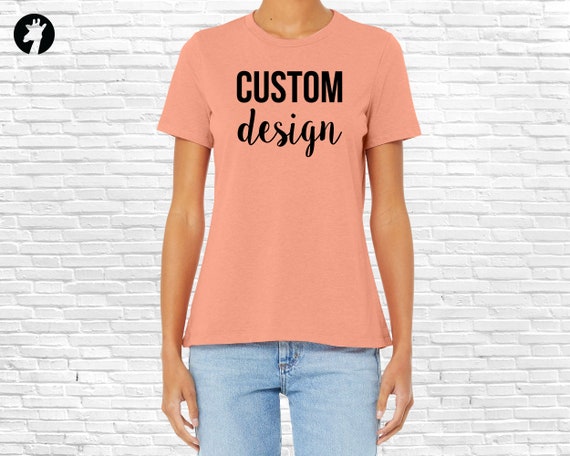 Camiseta Personalizada Mujer Color Rosa