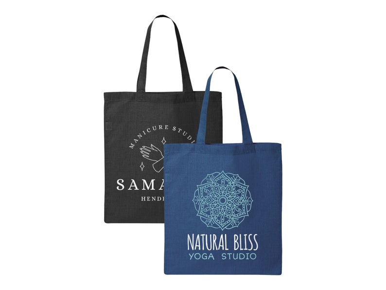 Custom Tote Bag Personalized Tote Bag with Text, Graphic, Logo or Photo image 7