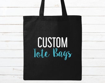 Custom Tote Bag -  Personalized Cotton Tote for Any Occasion with Text and Graphics