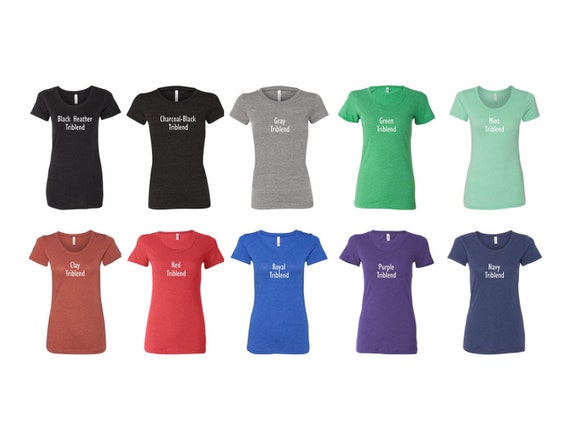Bulk Custom Shirts  Bella+Canvas Triblend Unisex Custom T-Shirts