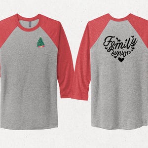 Custom 3/4 Sleeve Shirt, Raglan Personalized Triblend Baseball Tee image 8