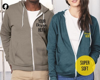 custom zip up hoodies
