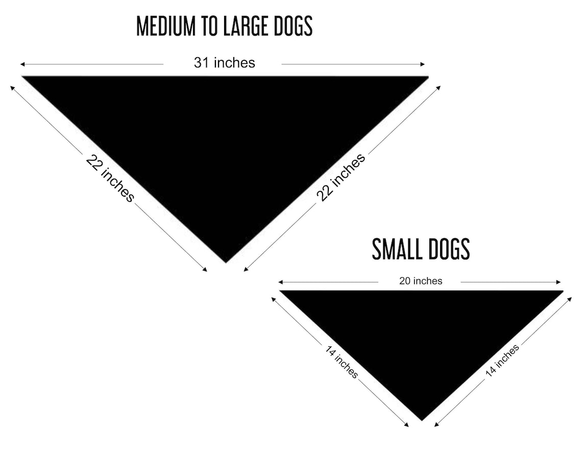 Custom Dog Bandanas / Tie on Dog Bandana / Dog Bandana Etsy