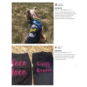 Custom Dog Shirts Create Your Own Pet Shirts with Personalized Text and Graphics RUN SMALL image 6