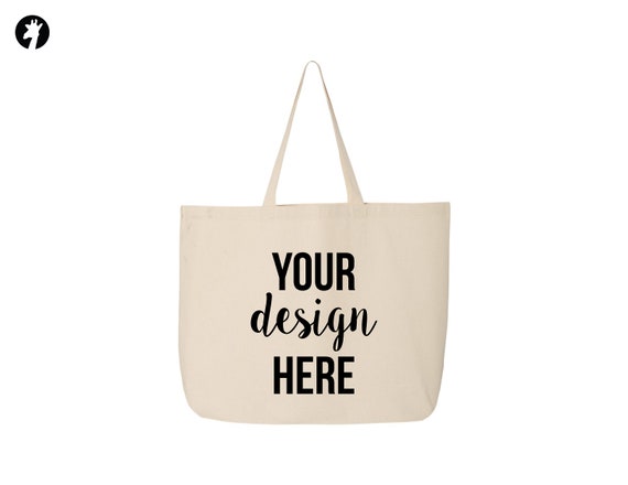 Customized Personalised Custom Printed Tote bag Any Text Picture Logo 
