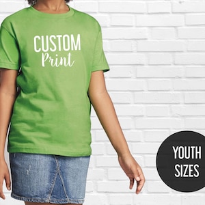 Custom Youth T-shirts - Custom t-shirt Kids - Custom Youth Shirts - Children T-shirt - Custom T-shirt Design - T-shirt with Custom Print