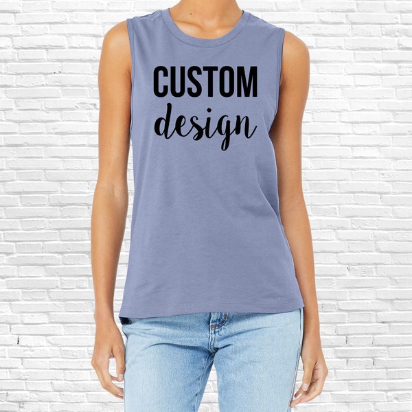 Custom Muscle Shirt Etsy