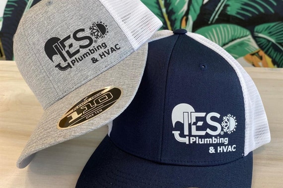 Flex fit hats sales with company logo