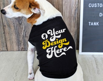 Custom Dog Shirts - Create Your Own Pet Shirts with Personalized Text and Graphics - RUN SMALL