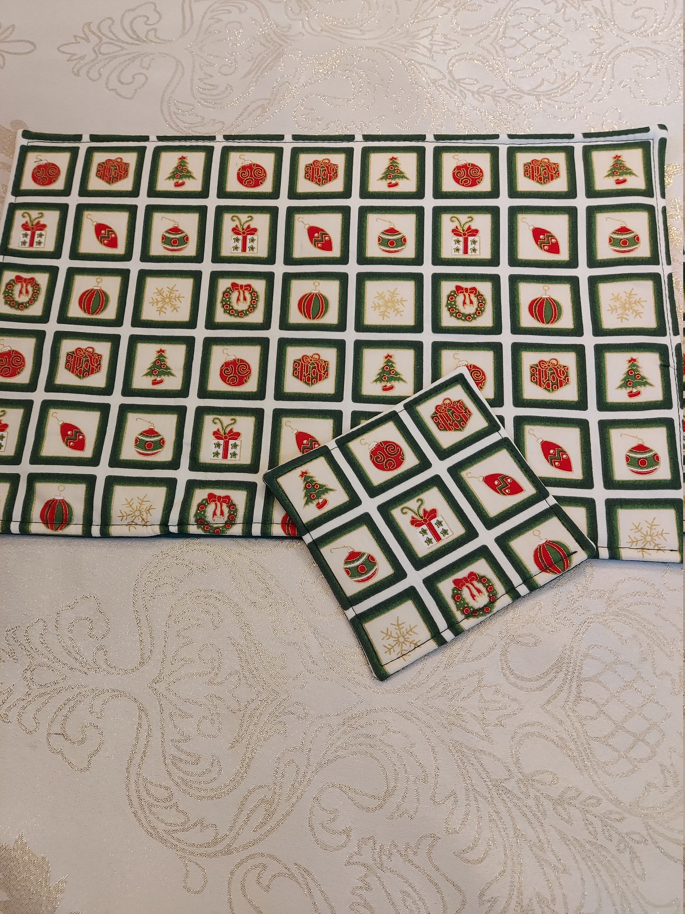 Christmas Table Mats and Coasters Christmas Place Settings Etsy UK