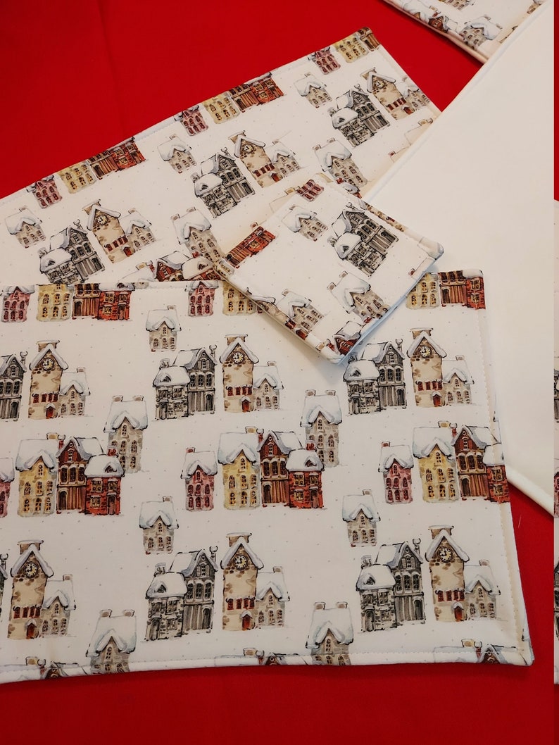 Christmas Table Mats and Coasters Christmas Place Settings Etsy