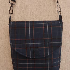 Tartán de la isla de Arran. Bolso de mano, bandolera, cartera