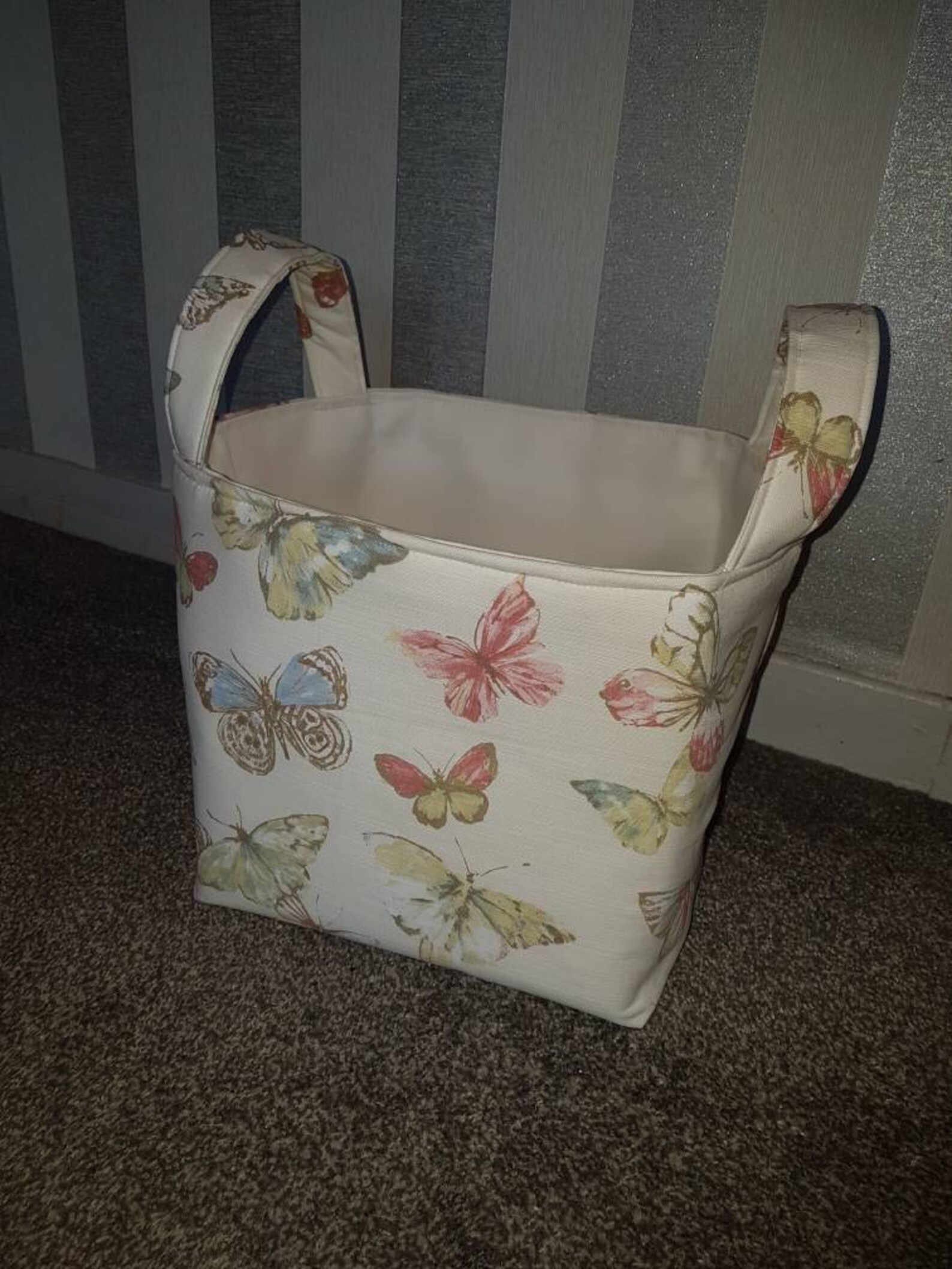 Butterfly Print Large Storage Box / Basket. Butterfly Gift. Etsy UK