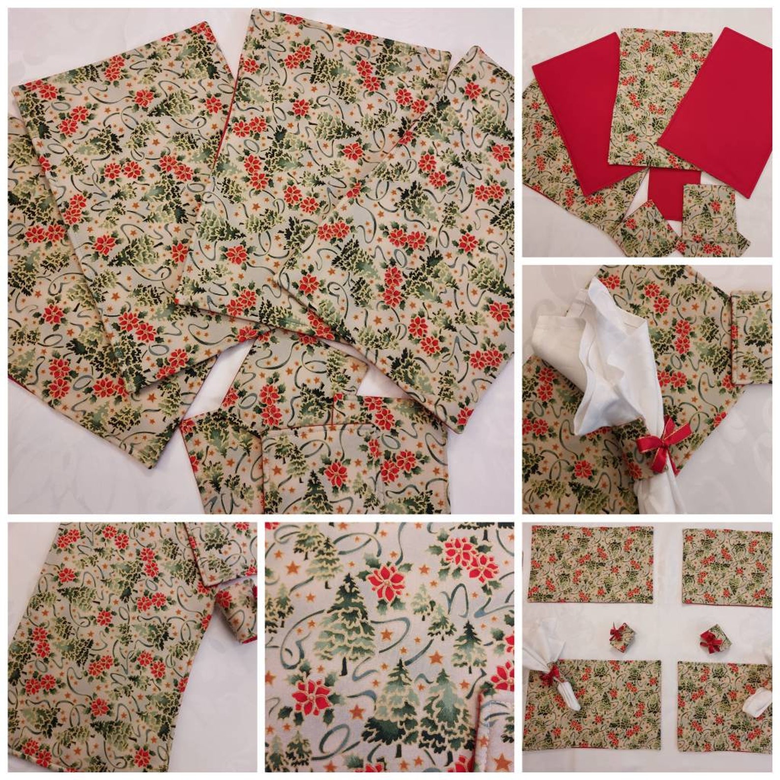 Christmas Table Mats and Coasters Christmas Place Settings Etsy UK