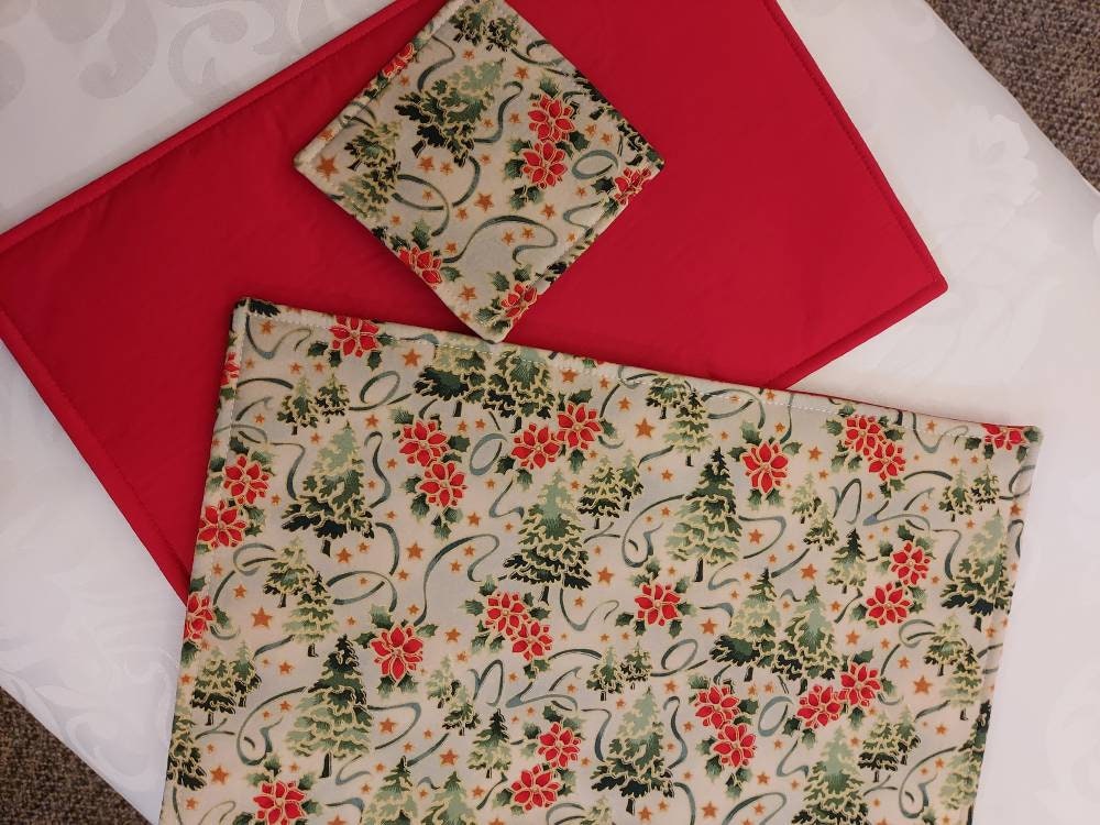 Christmas Table Mats and Coasters Christmas Place Settings Etsy UK