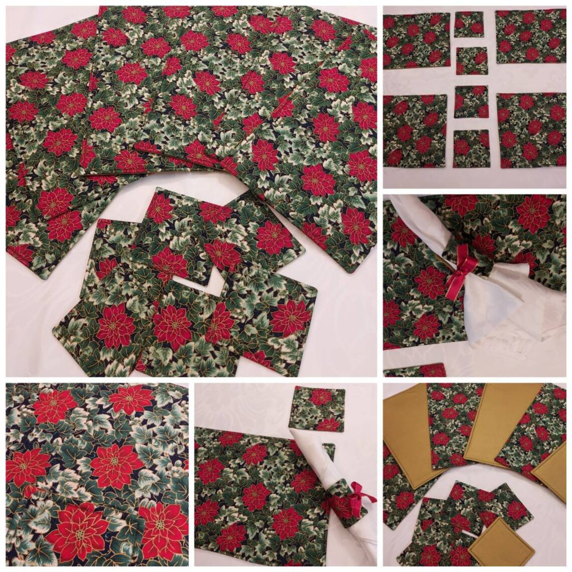 Christmas Table Mats and Coasters Christmas Place Settings Etsy UK