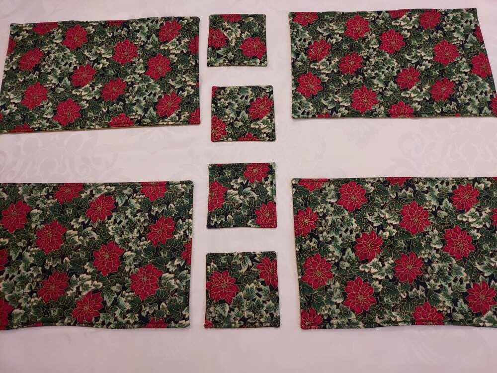 Christmas Table Mats and Coasters Christmas Place Settings Etsy UK