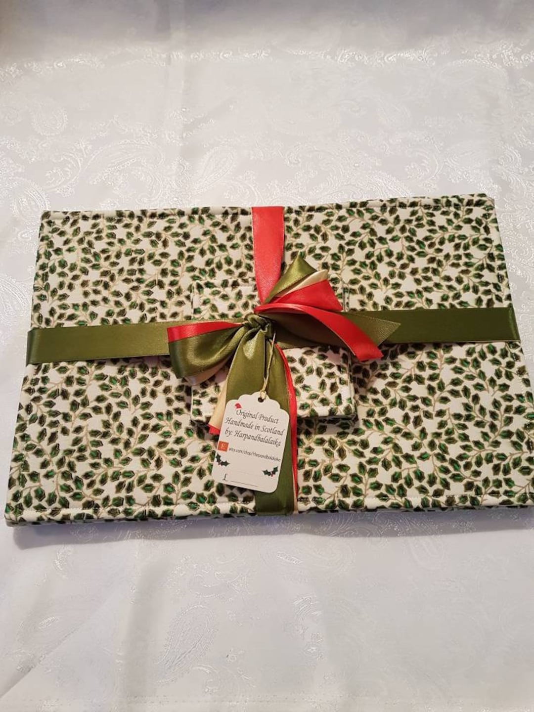 Christmas Table Mats and Coasters Christmas Place Settings Holiday