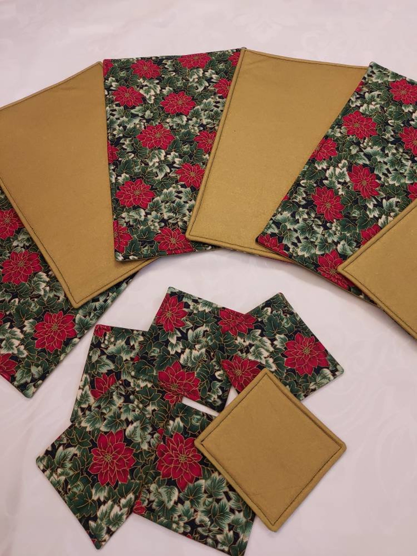 Christmas Table Mats and Coasters Christmas Place Settings Etsy UK