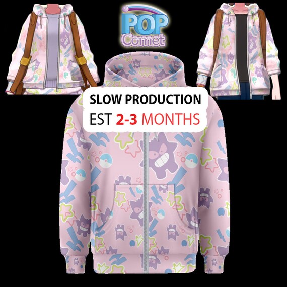 Ghost pokemon hoodie Clearance