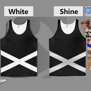 Team Skull Grunt Cosplay Tank Pokemon Cosplay Pokemon Sun and Moon Inspired Pokemon Sun Pokemon Moon Women & Mens Sizes image 3