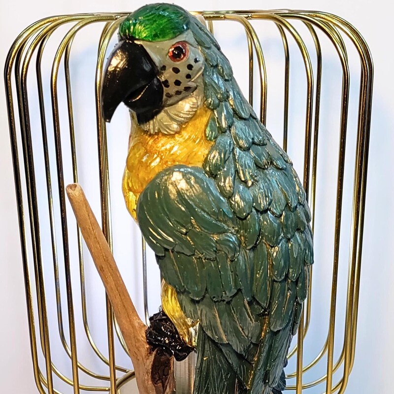 Image showcasing Bird Cage Lamp - Etsy