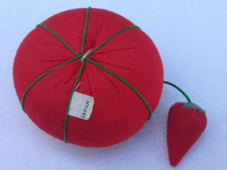Vintage Pin Cushion Strawberry Pin Cushion Made In Japan. C Etsy