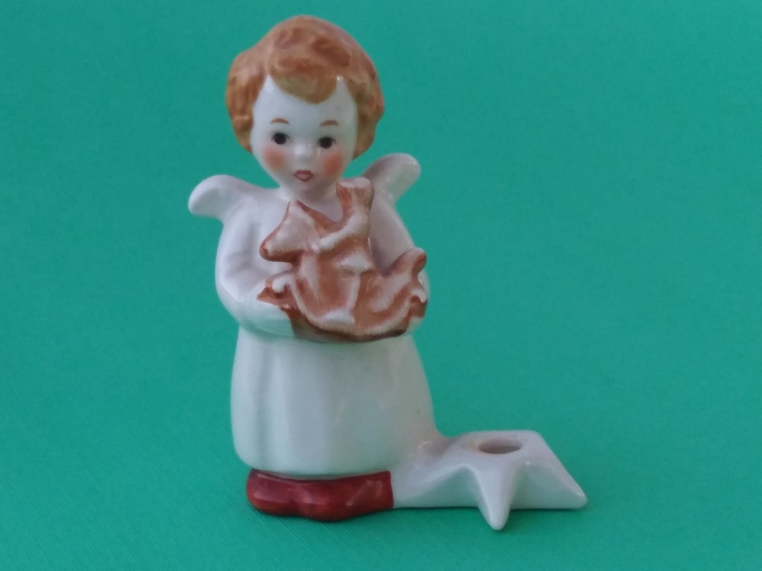Vintage Angel Candle Holder 1 1/2 High Goebel W. Germany. Etsy