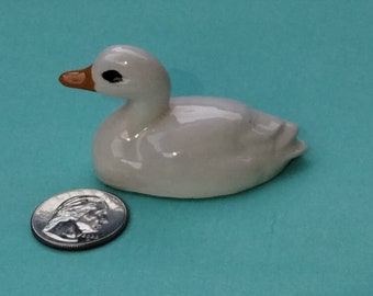 Vintage Duck Figurine Ceramic