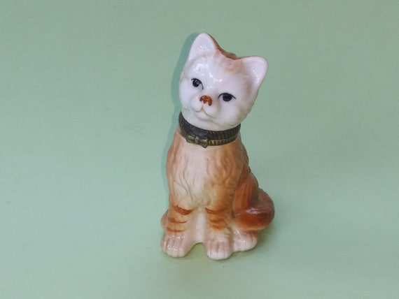 Vintage Pill Box Cat Box Trinket Box Tooth Fairy … - image 1