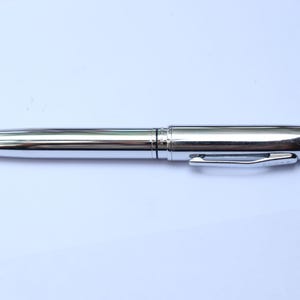 Cross conventry Ballpoint Pen Metal chrome body Cap twist