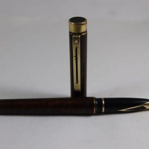 Vintage Sheaffer Targa vulpen Dual shade lakbody 14k goud, 585 penpunt, Australië