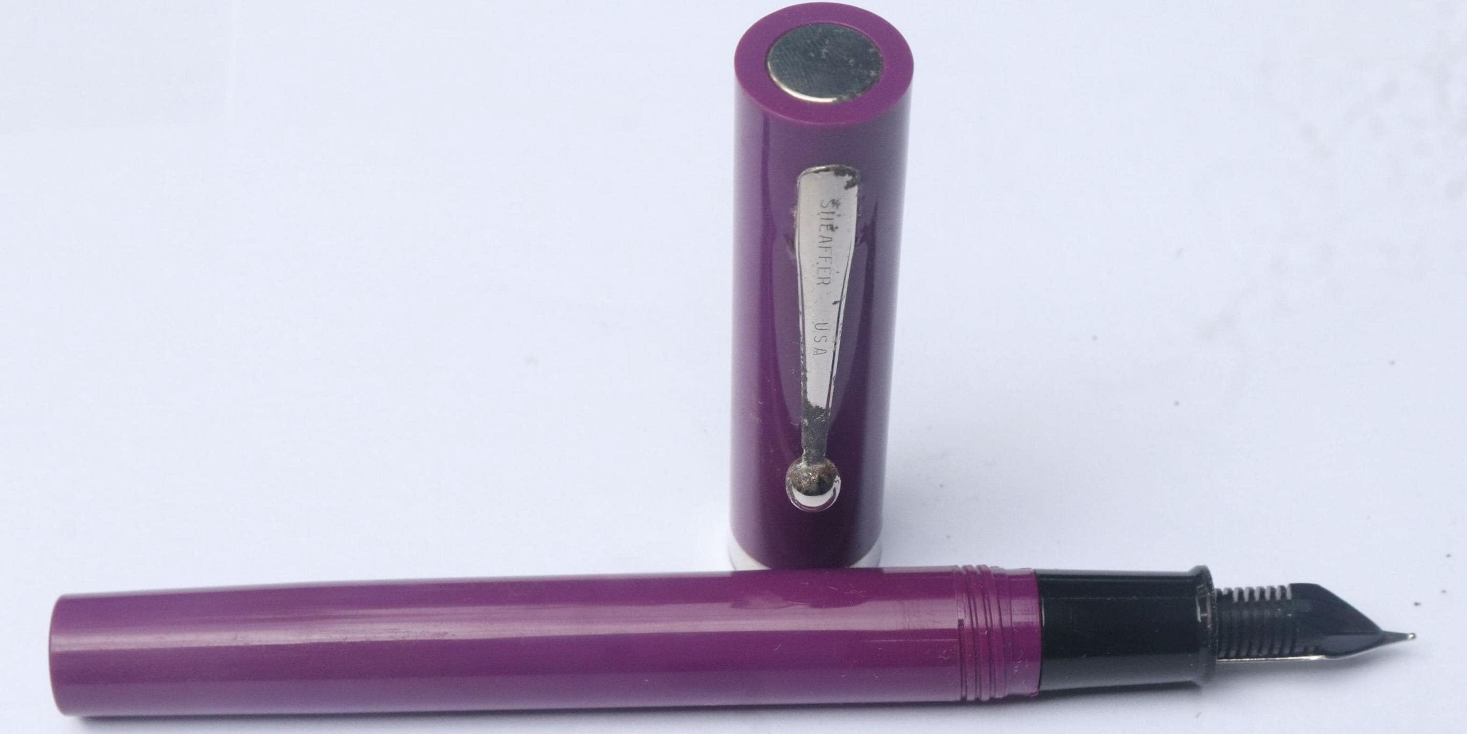 ヴィンテージ シェーファー ノーナンセンス 万年筆 パープル