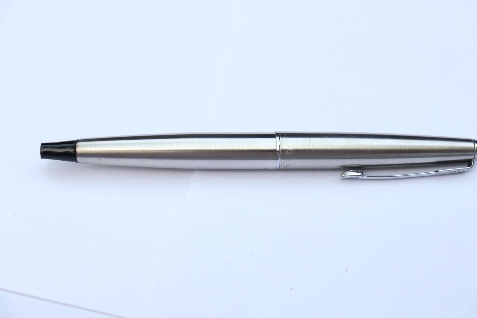 Vintage Parker 45 Flighter Fountain Pen, Brushed Chrome, Medium Nib - Etsy