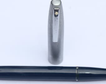 Vintage Sheaffer Imperial Fountain pen Blue Plastic body Extra Fine NIb USA