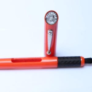 Vintage Sheaffer No NoNsense Fountain Pen Italic Cut Orange Plastic body