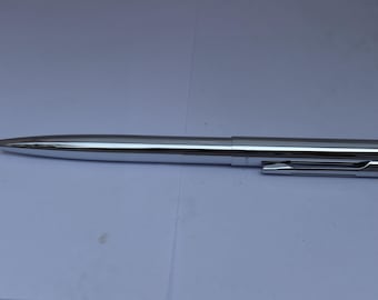 Vintage Waterman Graduate Ballpoint Pen Metal chrome body France