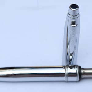Cross Stratford Ballpoint Pen Full metal chrome body