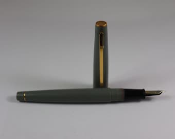 Vintage Unused Pilot 2 Fountain Pen Gray Plastic body ED ink filler India