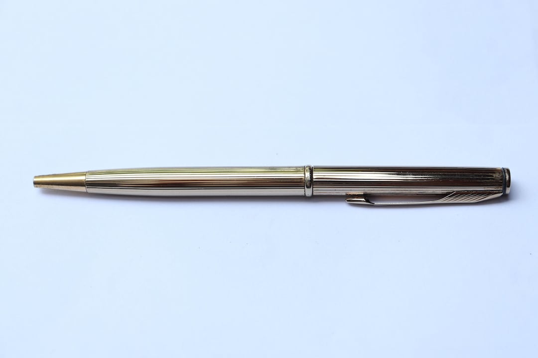 Vintage Parker Insignia Ballpoint Pen Gold Electro Plated Body USA - Etsy