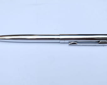 Vintage Waterman Graduate Kugelschreiber Metall Chromkörper Frankreich